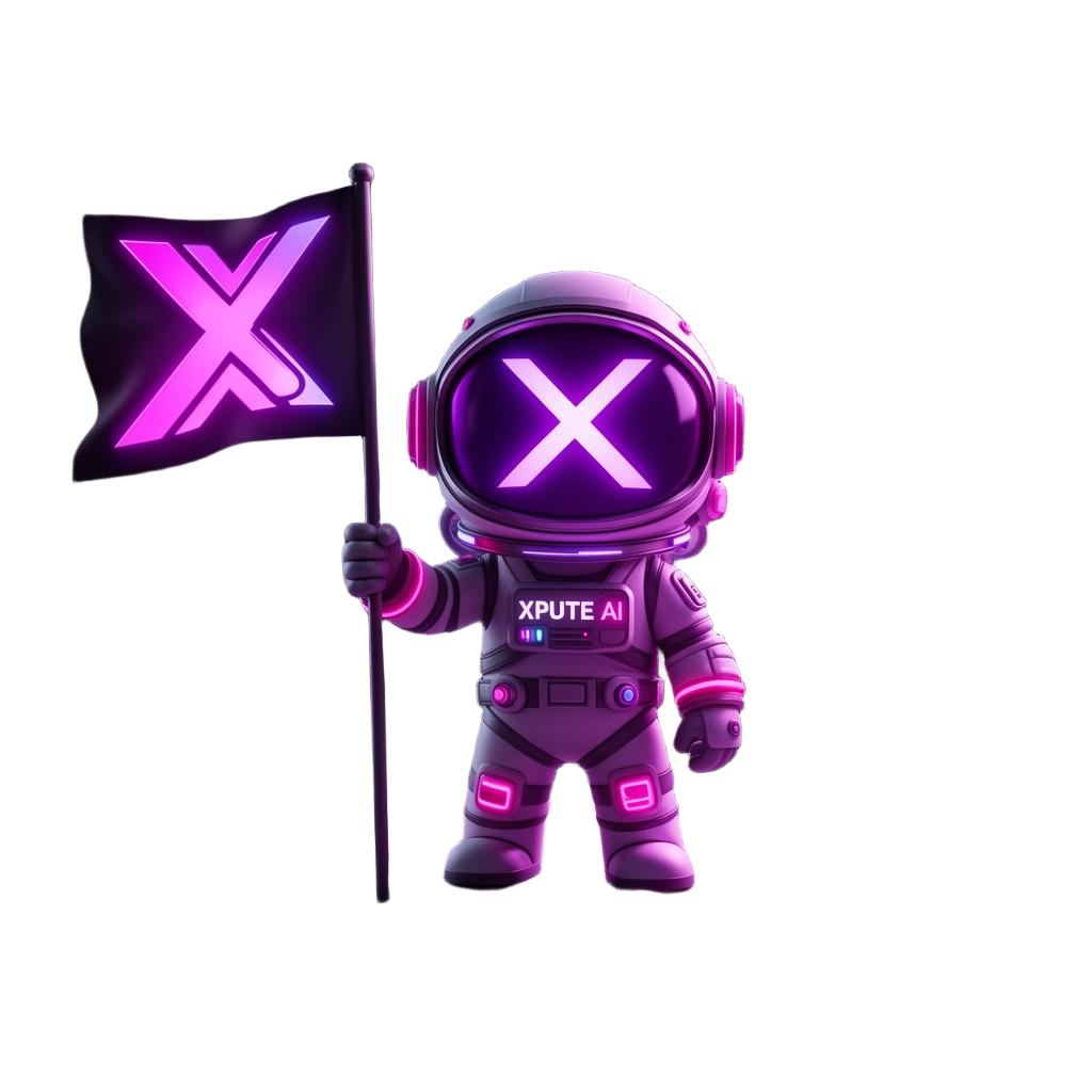 Commander X — Xpute.ai mascot